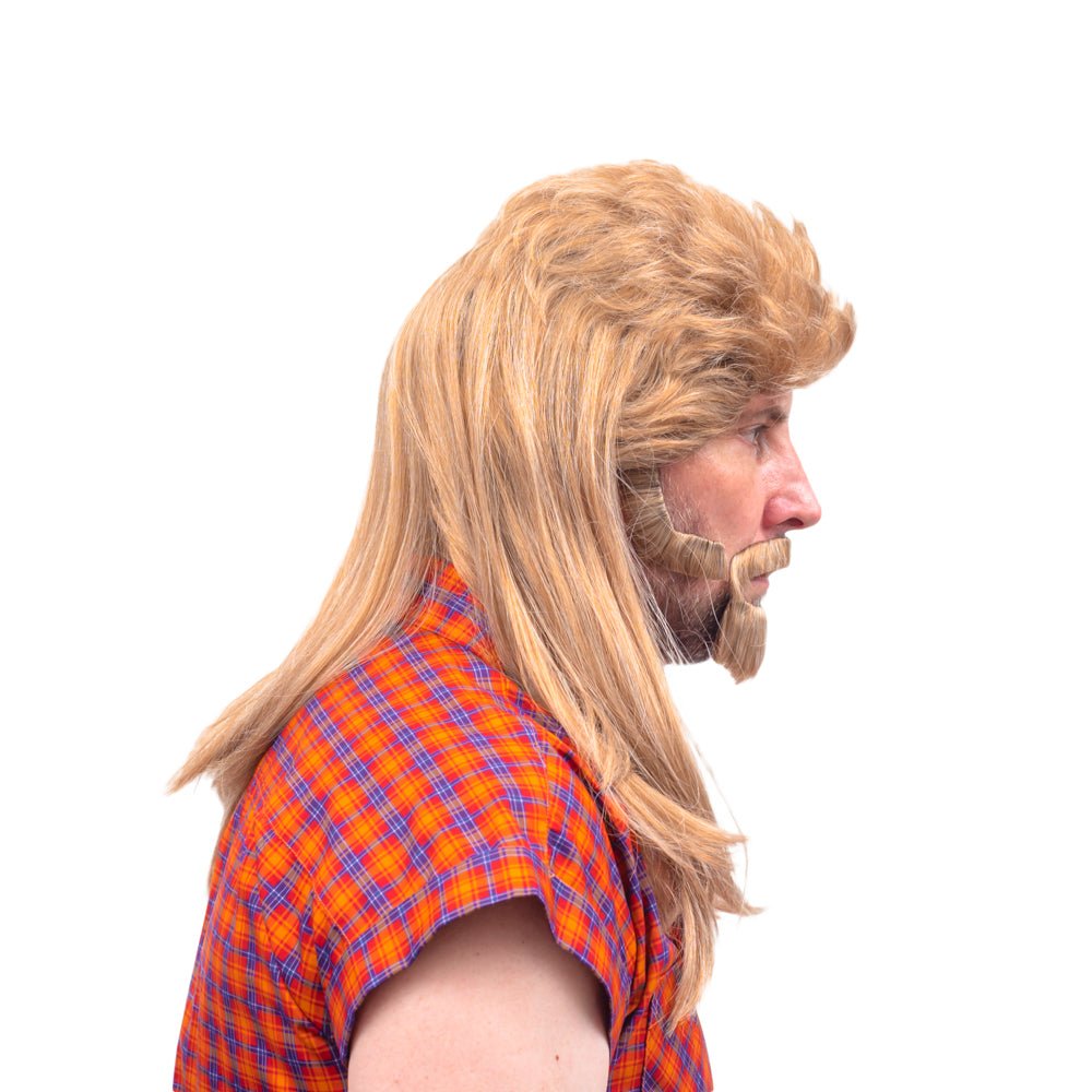 Joe the Janitor Dirt Halloween Costume Cosplay Wig/Beard Set