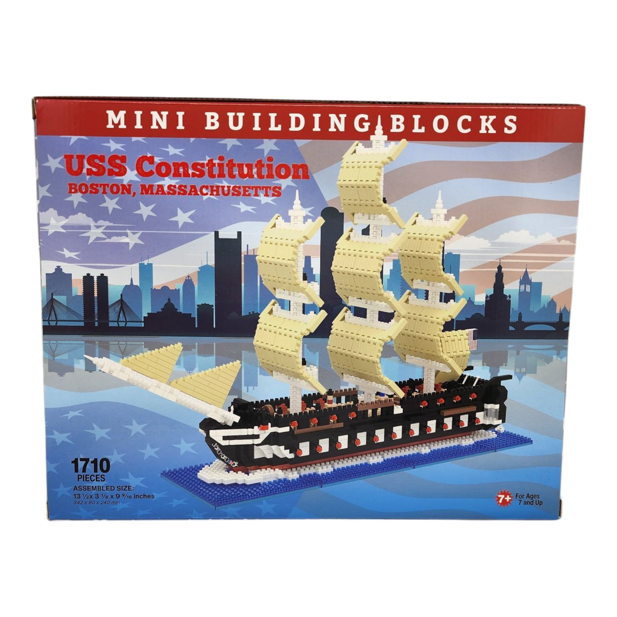 Mini Building Blocks - USS Constitution Boston MA