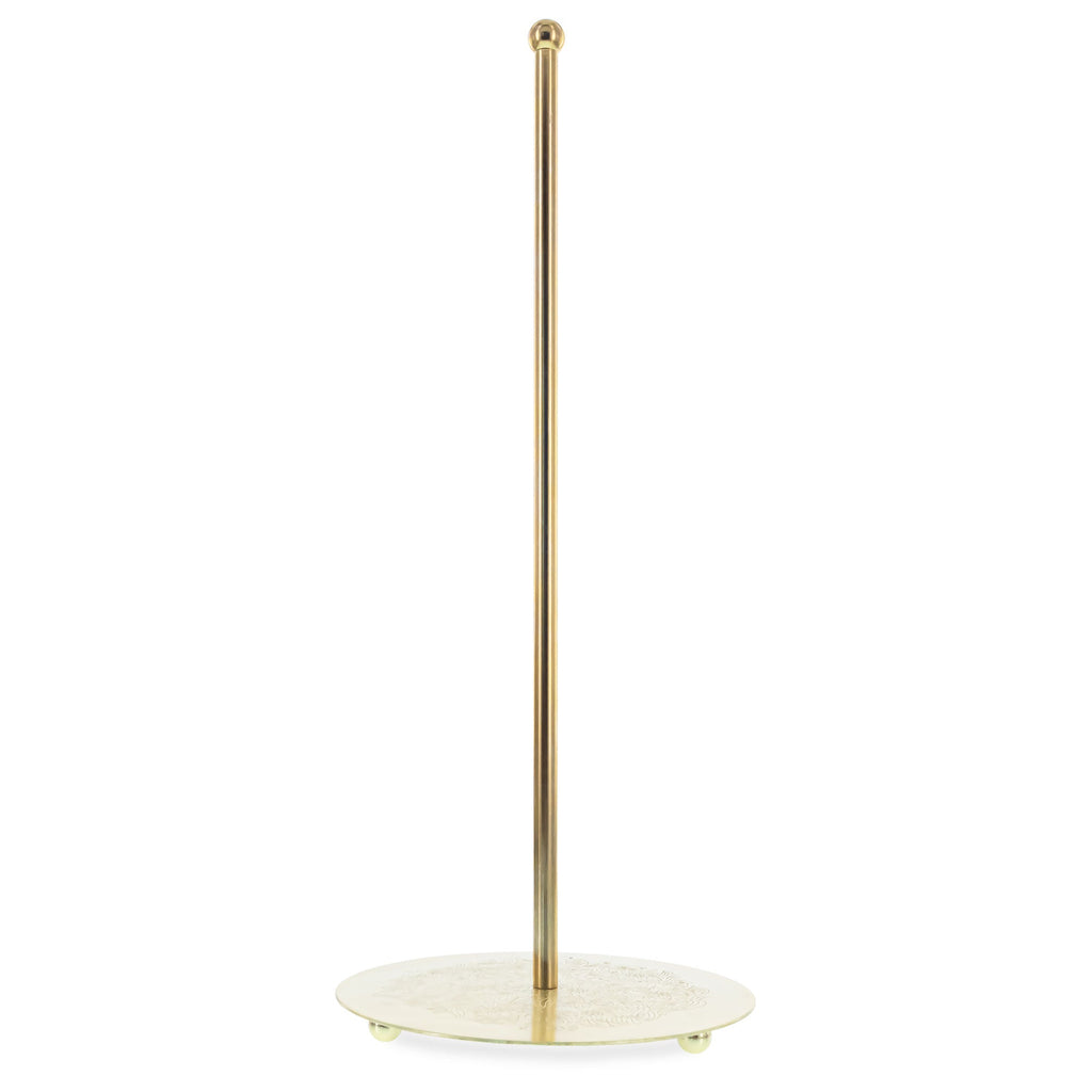 Ornate Gold Metal Rod Tree Topper Stand Display Stand 10 Inches (Taiwan)