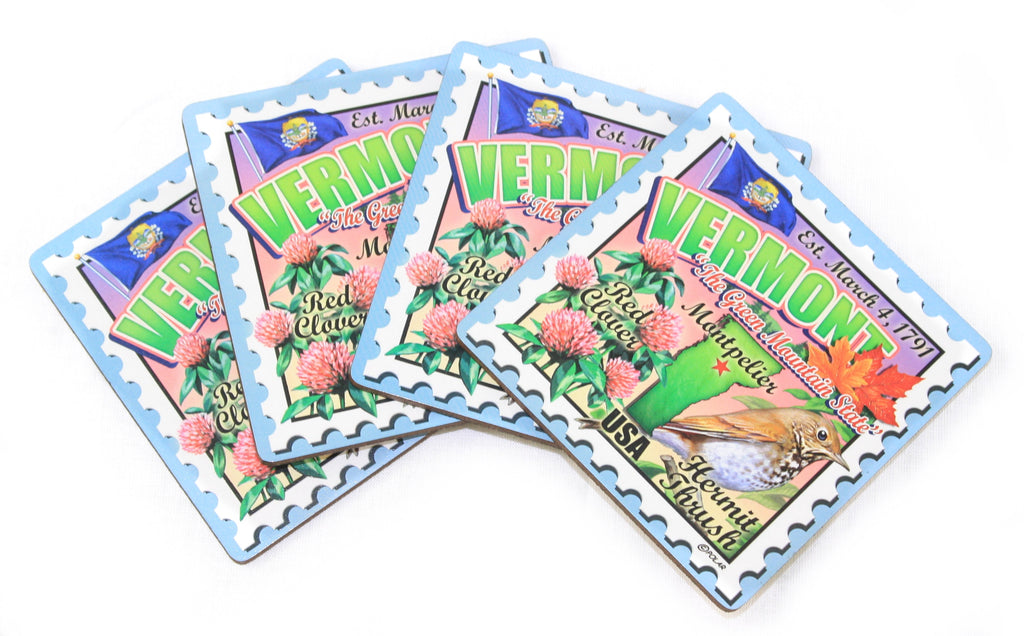 Set of 4 - Vermont Coasters