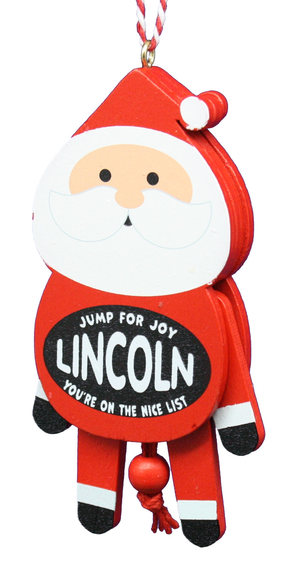 Dancing Wooden Ornament (L - Z) -