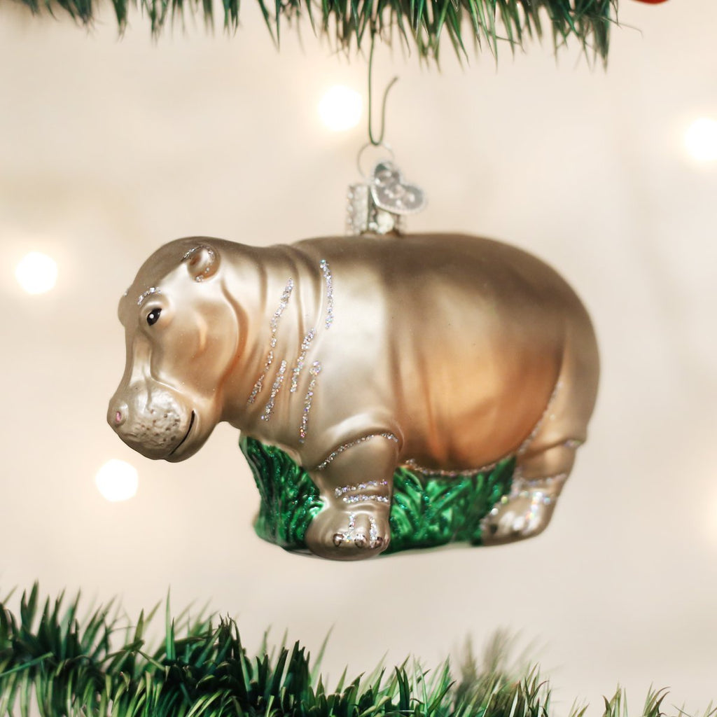 Old World Christmas Hippopotamus