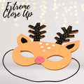 Kids Reindeer Costume Mask, Playtime Reindeer Mask for Christmas, Child Reindeer Costume Mask, Deer Costume Mask, Toddler Reindeer Mask