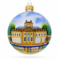 Lazienki Park, Warsaw, Poland Glass Ball Christmas Ornament 4 Inches