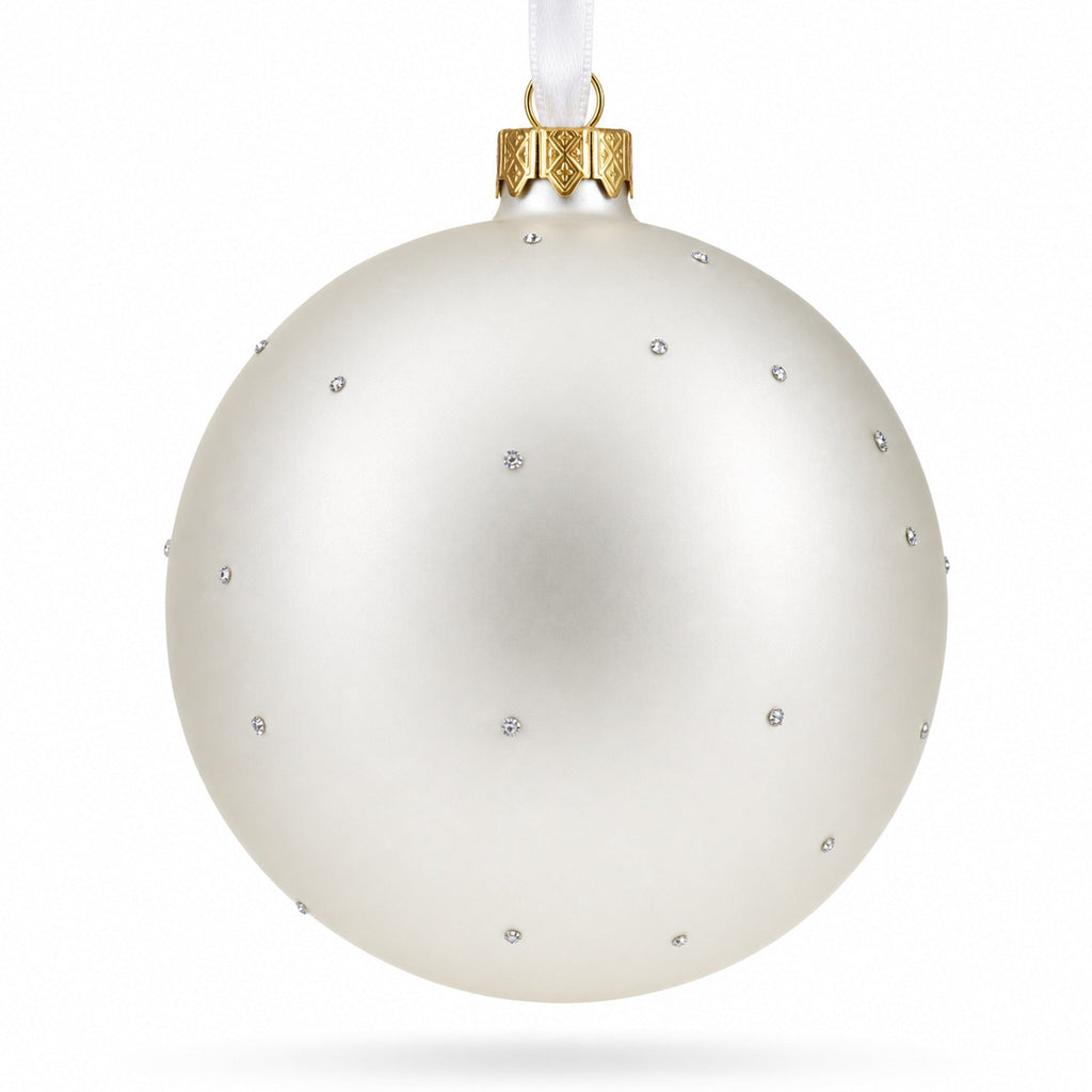 USA President George Washington Glass Ball Christmas Ornament 4 Inches