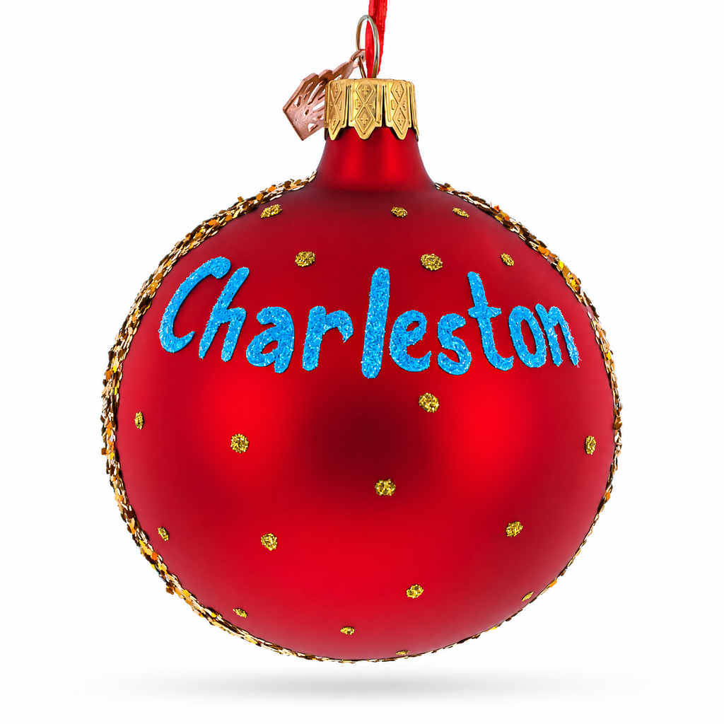 Virginia State Museum, Charleston, West Virginia Glass Ball Christmas Ornament 3.25 Inches