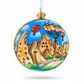 Cappadocia, Turkey Glass Ball Ornament 4 Inches