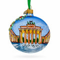 Brandenburg Gate, Berlin, Germany Glass Christmas Ornament