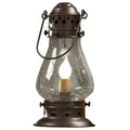 Tall Onion Lamp Rustic Copper