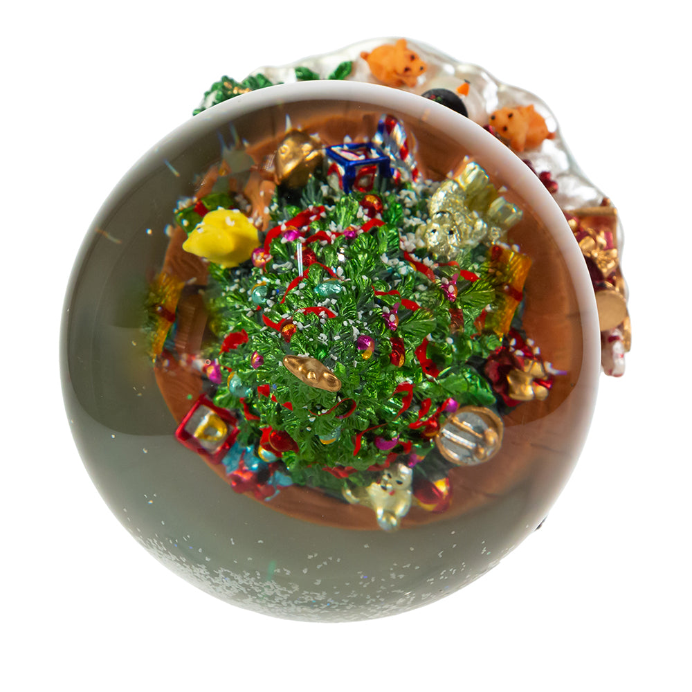 120MM Musical Christmas Tree Water Globe