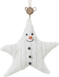 Cable Knit Sweater Star Ornament
