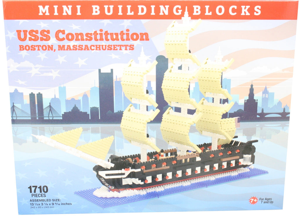 Mini Building Blocks - USS Constitution Boston MA