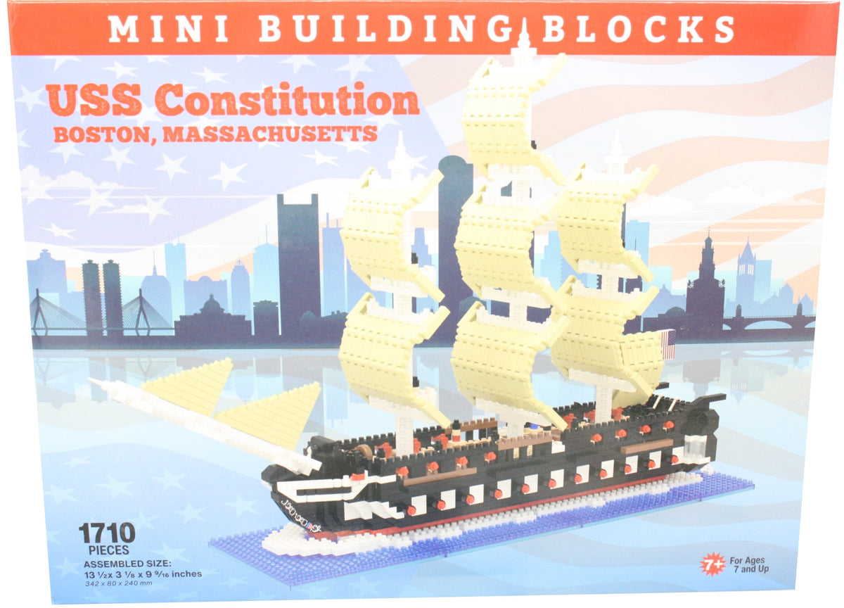 Mini Building Blocks - USS Constitution Boston MA
