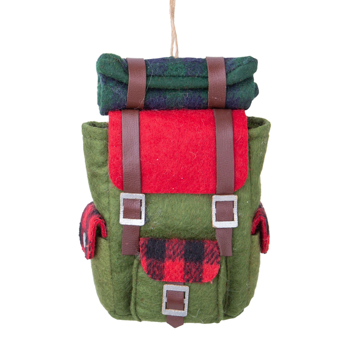 Green Felt Backpack Ornament