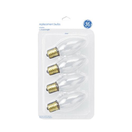 C-9 Replacement Bulbs - Clear 4Pk