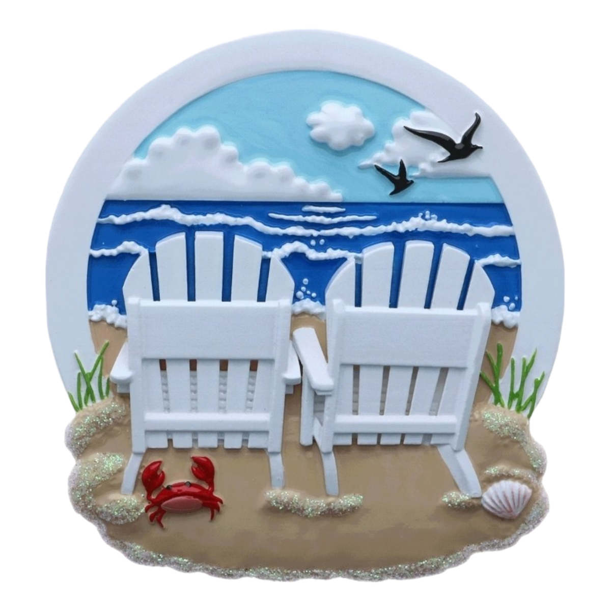 Beach Chairs Ornament