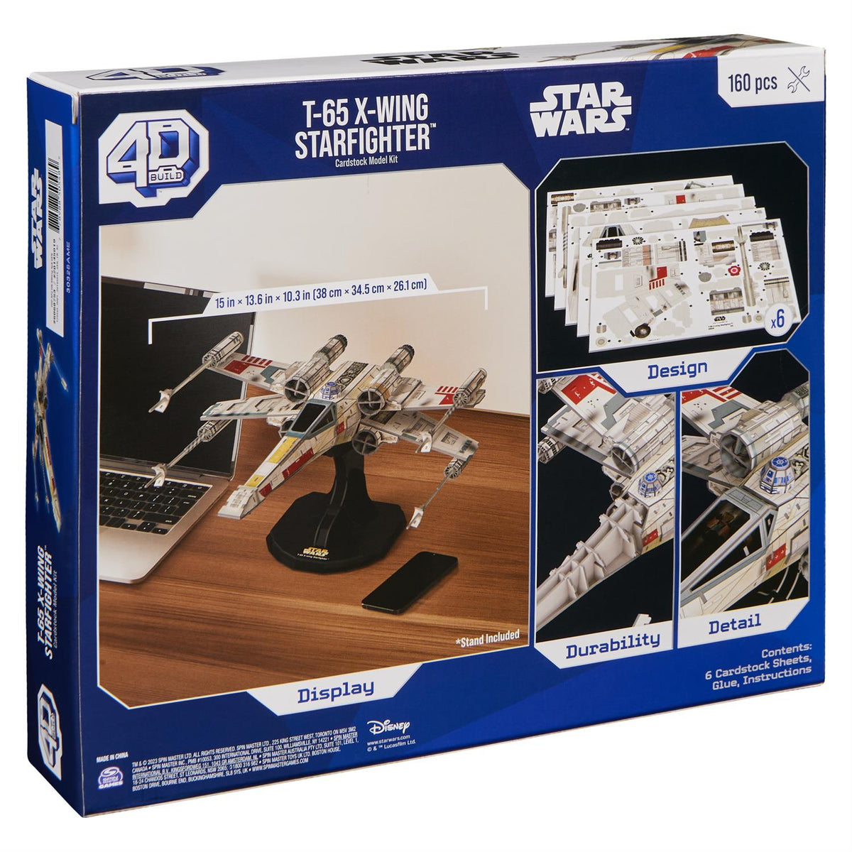 4D Build Star Wars T-65 Wing Star Fighter