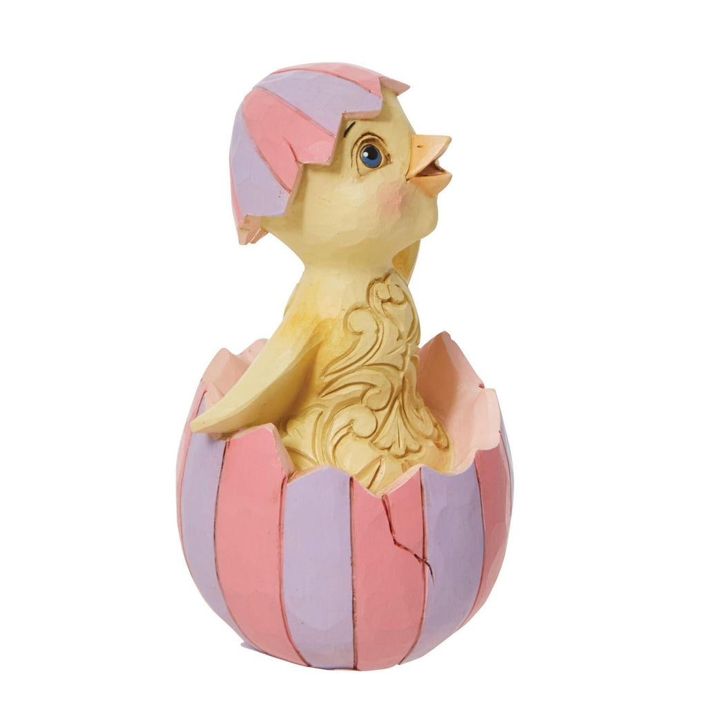 Mini Easter Chick in Egg Figurine