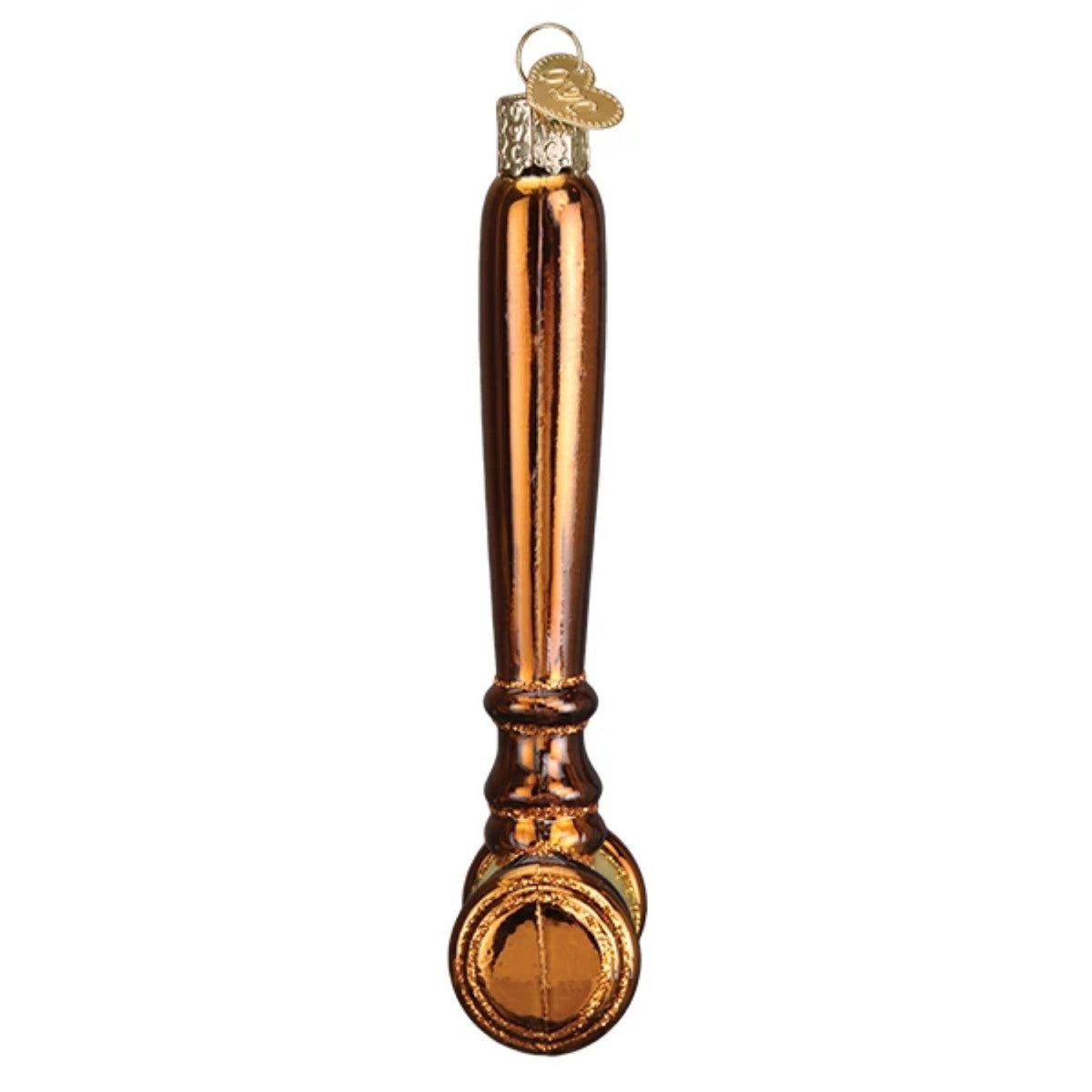 Gavel Glass Ornament