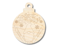 Unfinished Wood Etched Let it Snow Gnome Ornament Shape | Paint By Line Crafts | up to 30" DIY