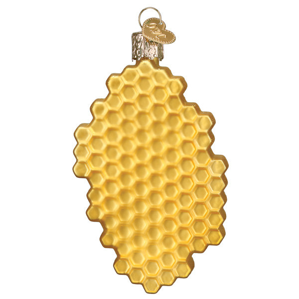 Honeycomb  Glass Ornament