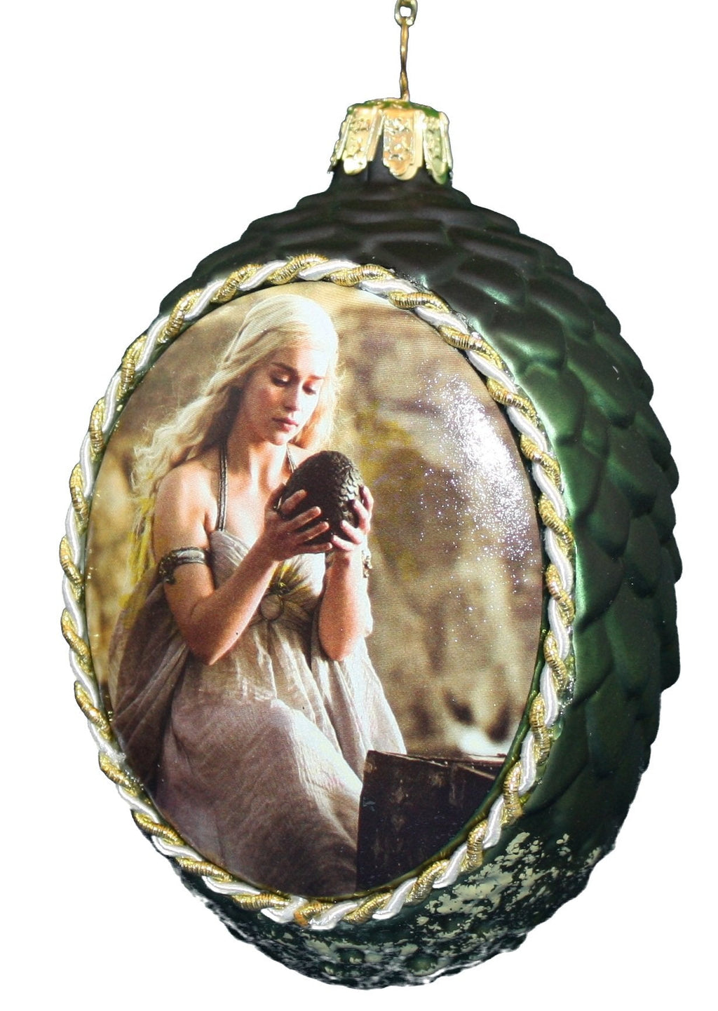Game Of Thrones Glass Dragon Egg - Gold