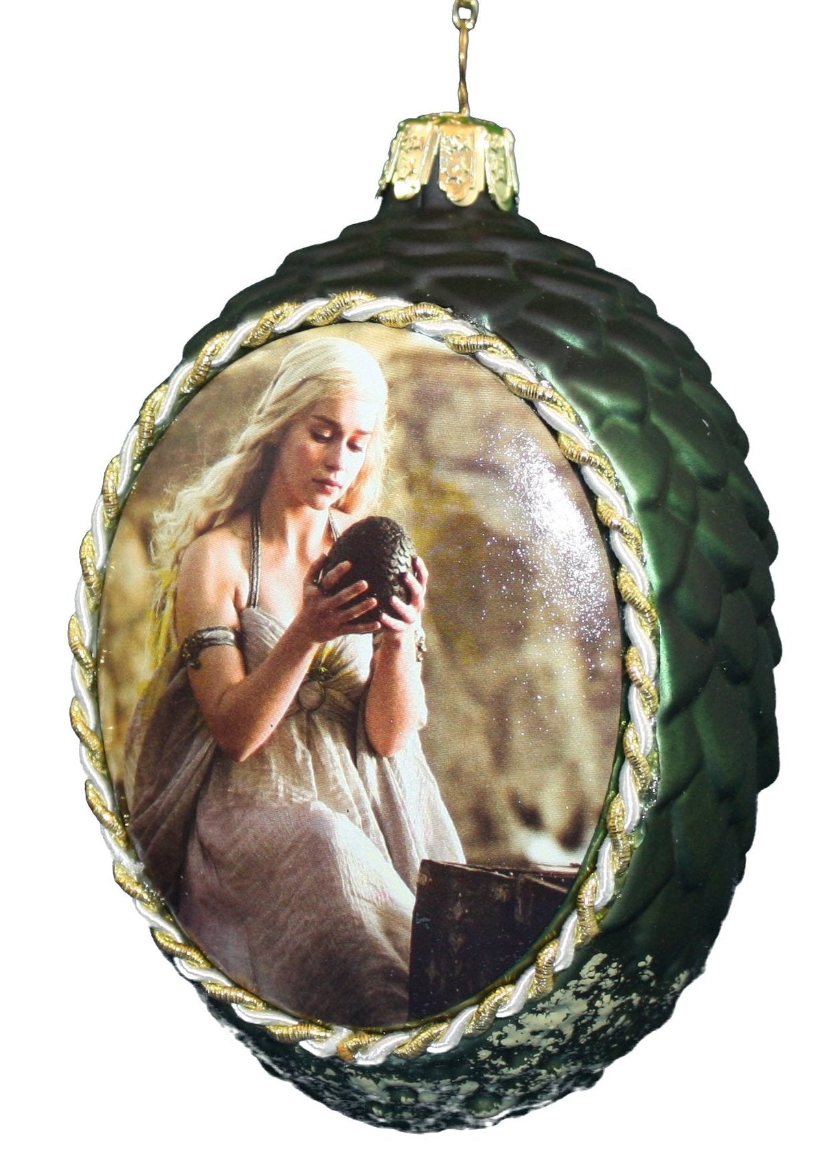 Game Of Thrones Glass Dragon Egg - Gold