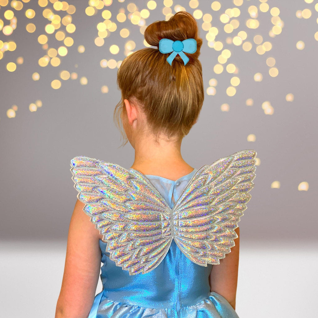 Little Girl Costume Hologram Fairy Wings