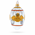 1916 Steel Military Royal Glass Egg Ornament 4 Inches