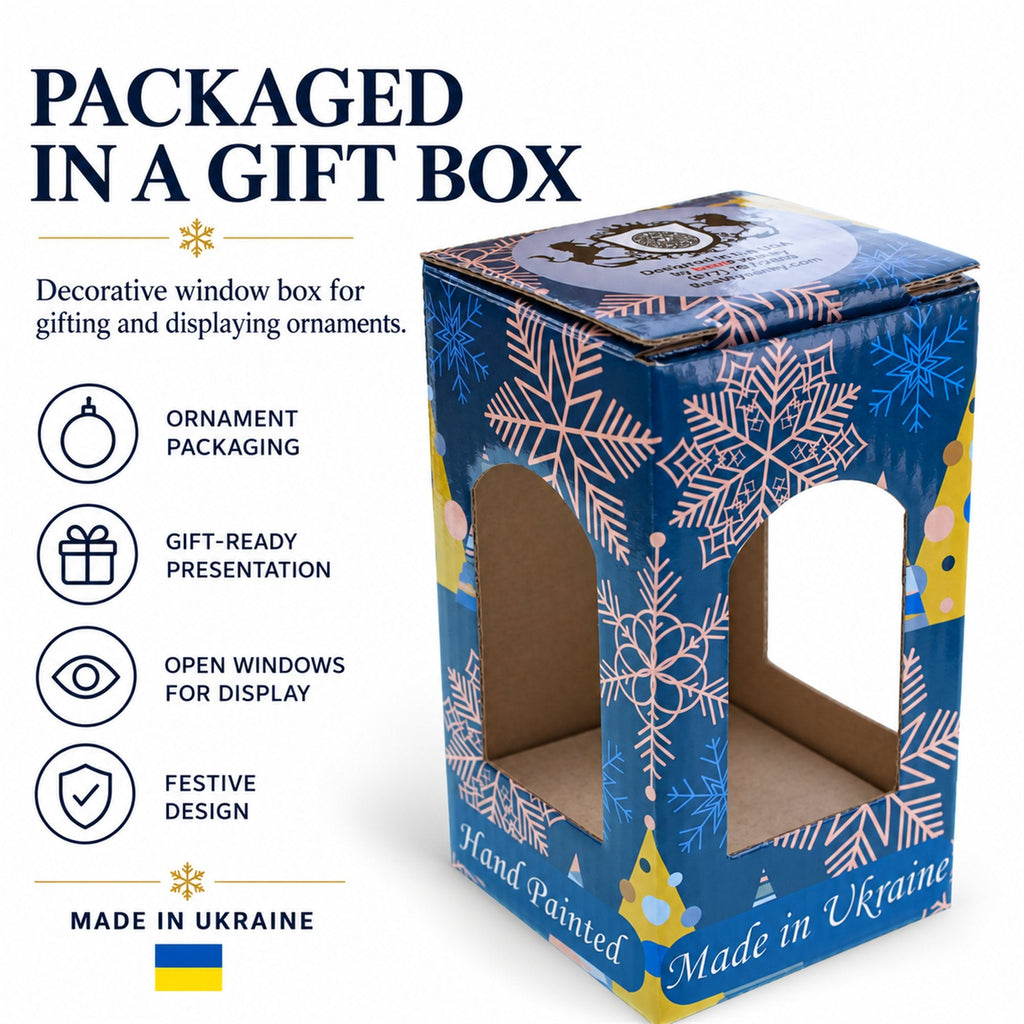 Peacock Glass Egg Ornament 4 Inches