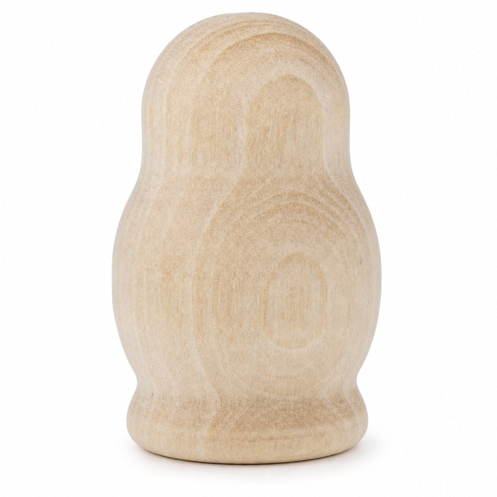 Unfinished Wooden Nesting Doll DIY Craft Blank for Painting