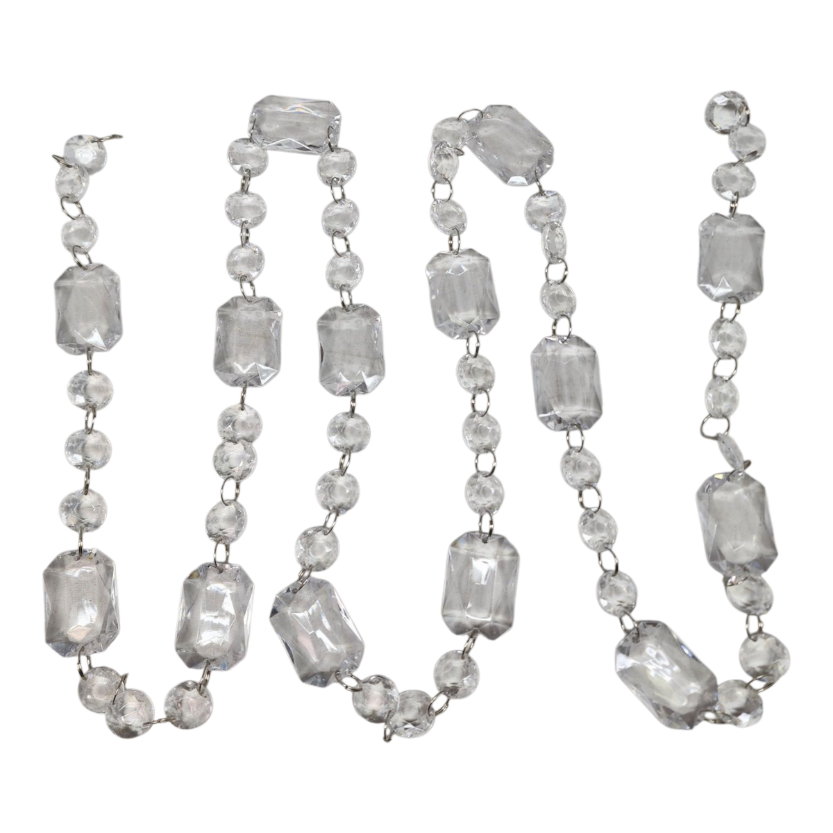 Clear Acrylic Bead Garland - 72"