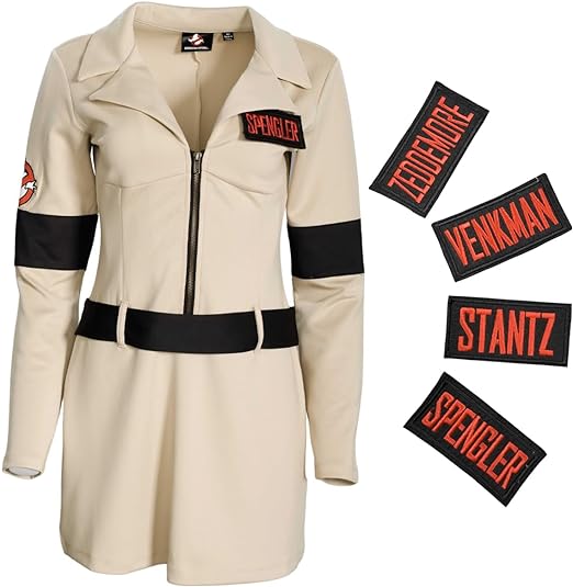 Mad Engine Ghostbusters Dress with 4 Interchangeable Name Patches