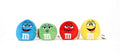 M&M's Chocolate Candy Character Face Plush Beanie Ball