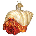 Hermit Crab Glass Ornament