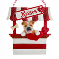 Dog Kisses - Kissing Booth Ornament -  Bulldog