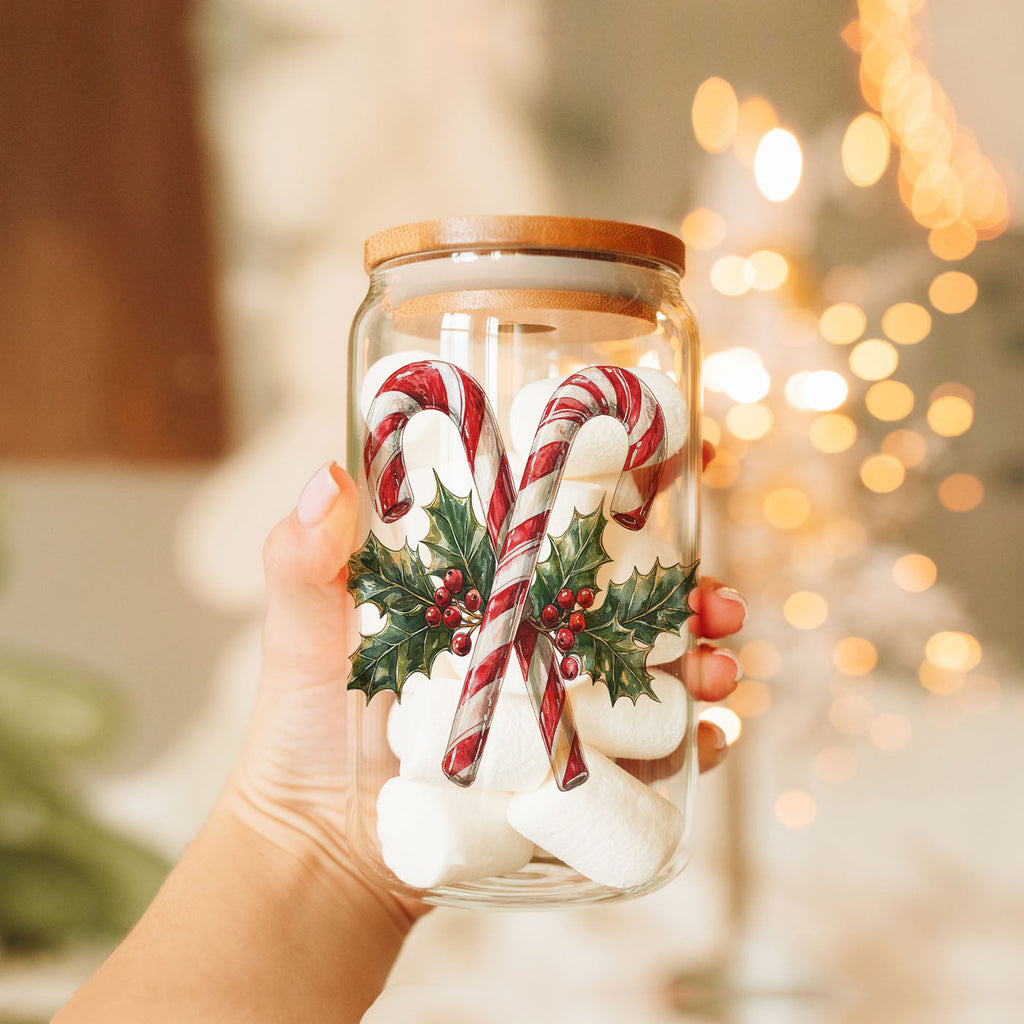 Candy Cane Holly 17oz