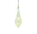 Blown Glass Teardrop Ornament - Mint - Mid Bulge