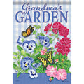 Grandmas Garden Durasoft Garden Flag - 12" x 18"
