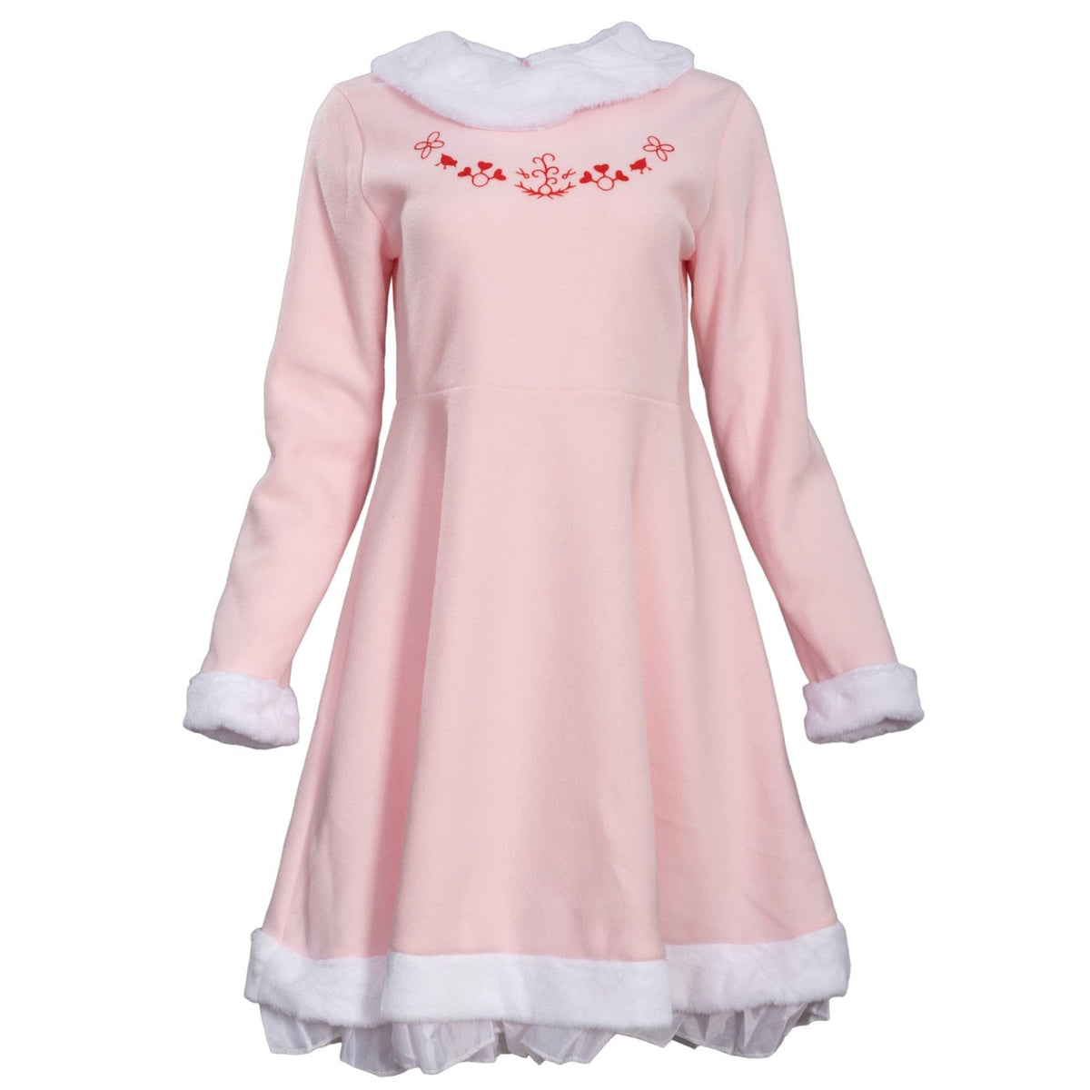 Mrs. Elf Pink Women's Deluxe Halloween Cosplay Costume Set