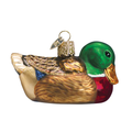 Mallard Glass Blown Ornament