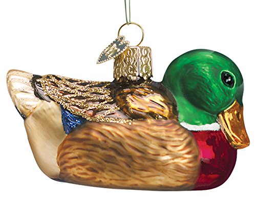 Mallard Glass Blown Ornament
