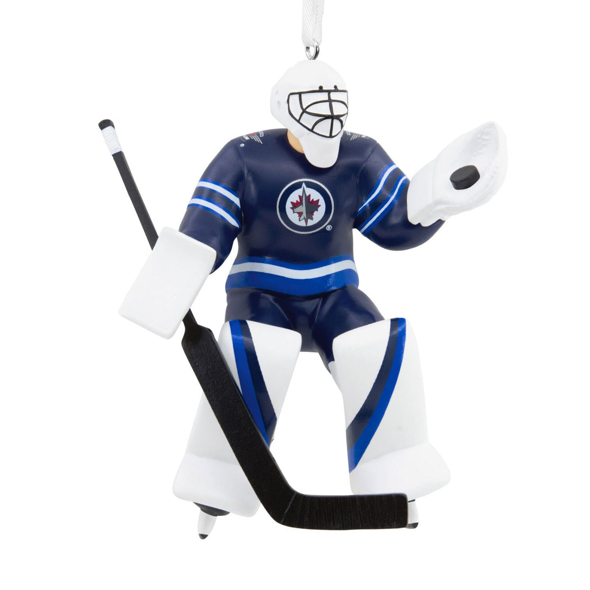 Winnipeg Jets Goalie Ornament