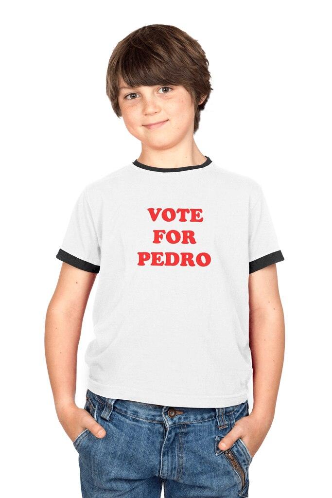 Napoleon Dynamite Vote For Pedro Youth Halloween Cosplay Costume T-shirt