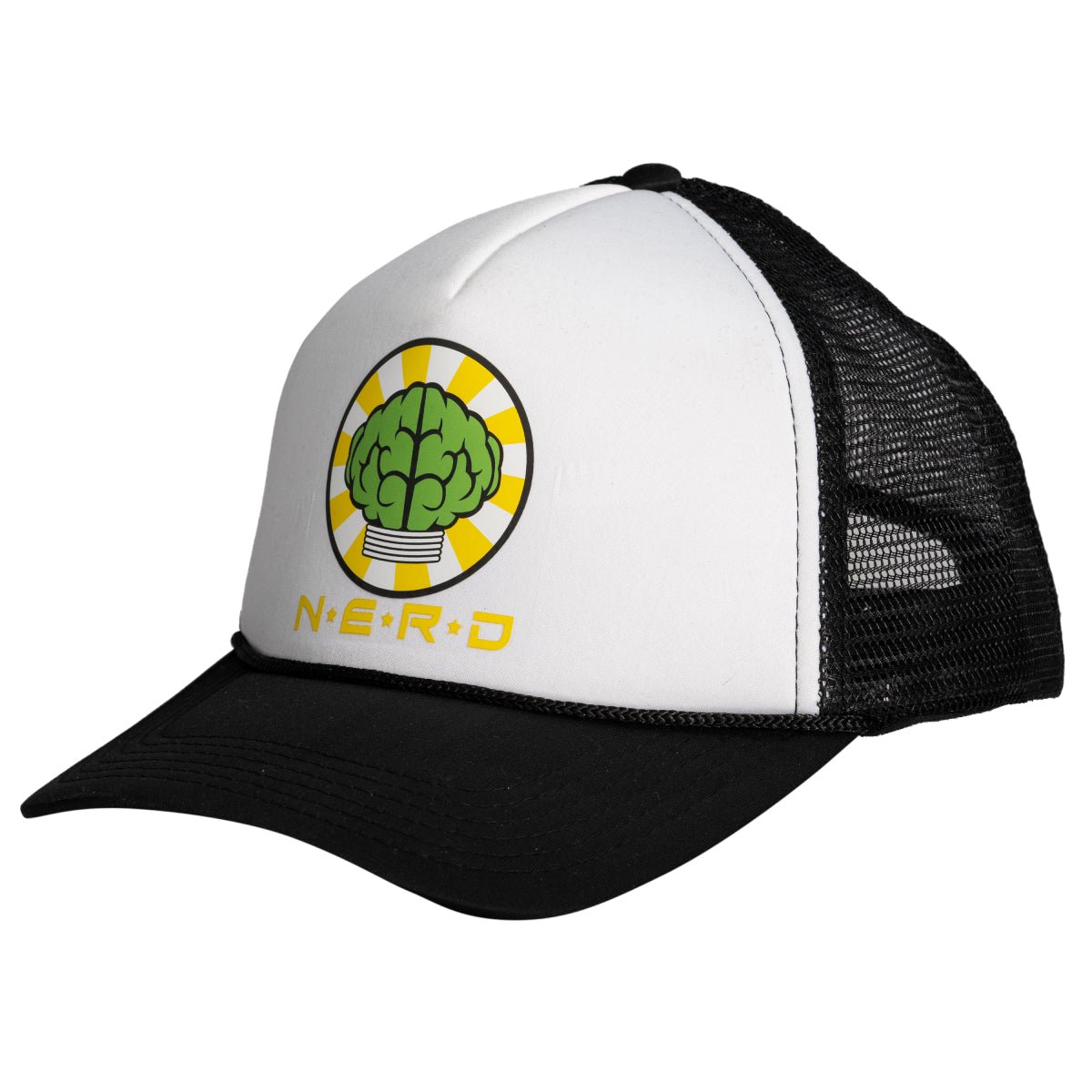 NERD Light Bulb Brain Baseball Cap