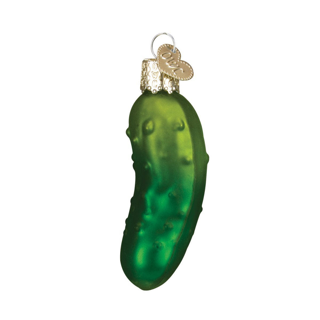 Sweet Pickle Glass Ornament