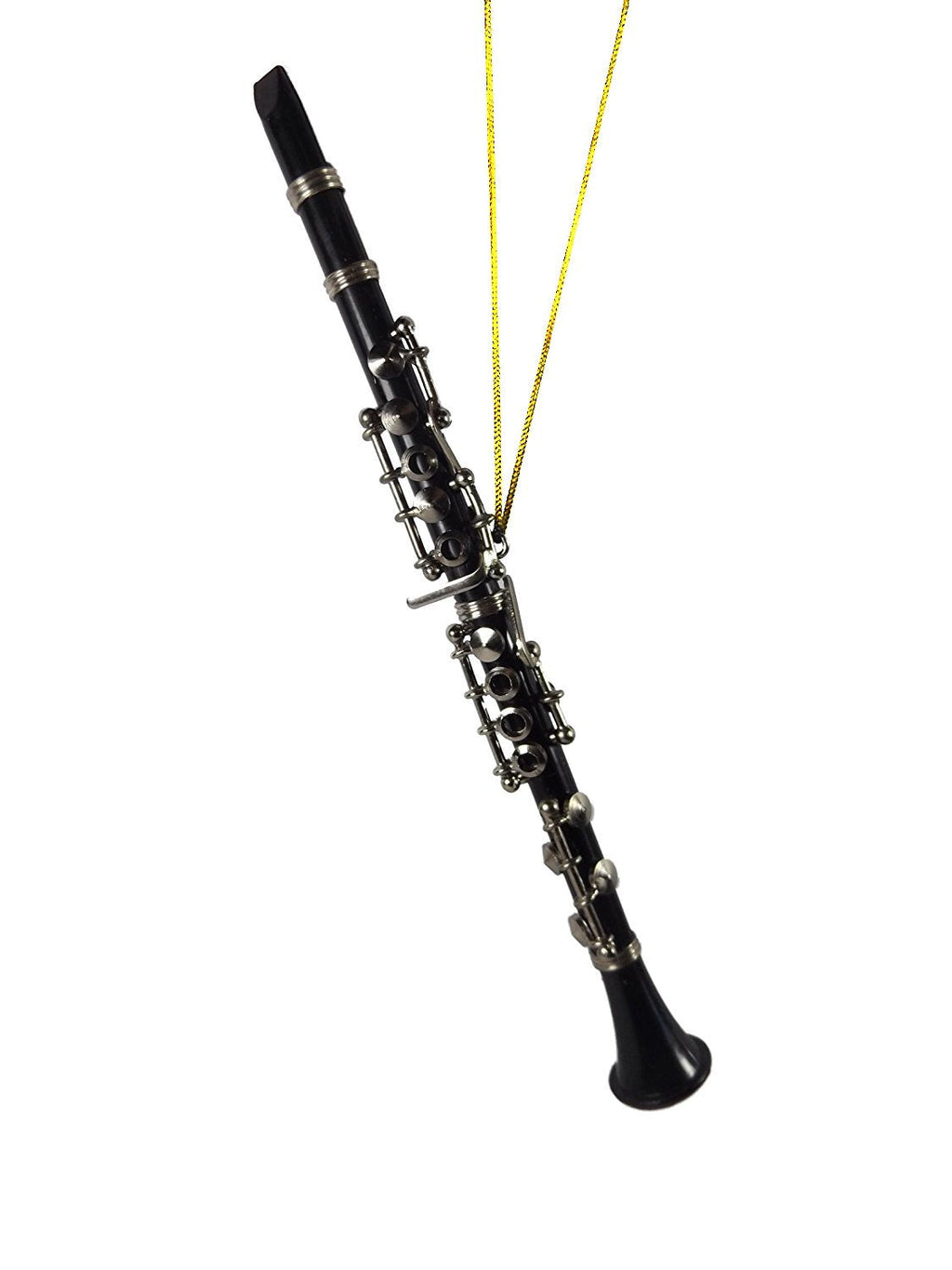 Black Clarinet Ornament - 6.5"