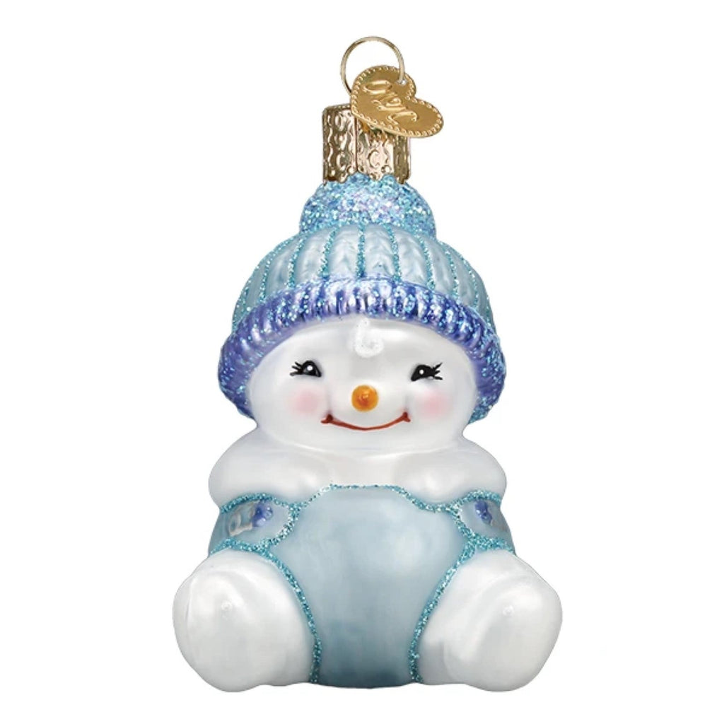 Snow Baby Boy Ornament