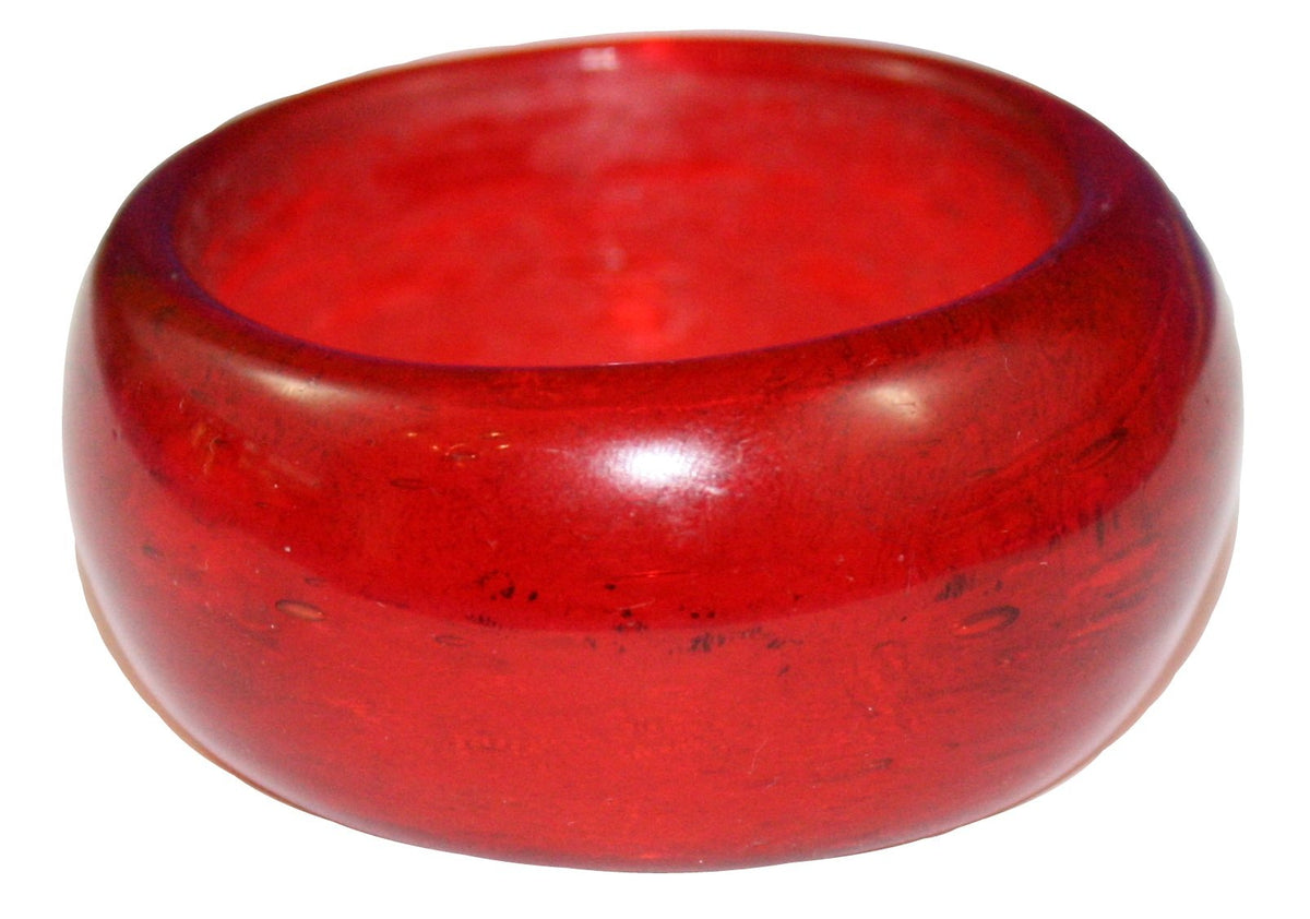 Napkin Ring Glass - Amber