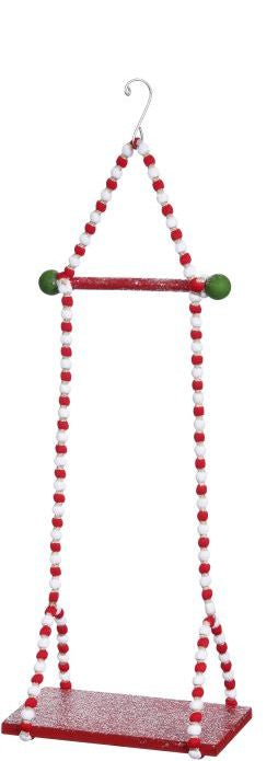 Single Elf Medium Swing - Red And White